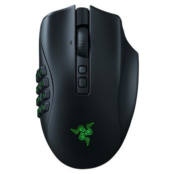 Мишка Razer Naga V2 Pro, оптична (30000 dpi), жична/безжична, Bluetooth, USB, черна, от 10 до 20 програмируеми бутона | JAR Computers Мишка Razer Naga V2 PRO