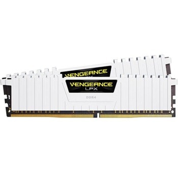 Памет 16GB (2x8GB) DDR4 2666MT/s, Corsair Vengeance LPX White CMK16GX4M2A2666C16W, 1.2V | JAR Computers Corsair VENGEANCE LPX 16GB 2x8GB DDR4 2666MHz Whi