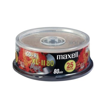 Оптичен носител CD-R madia 700MB, Maxell, 25 бр. image