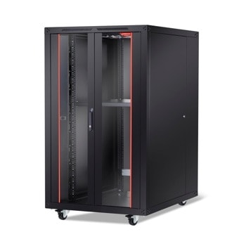 Комуникационен шкаф FORMRACKBETA-26U8080 19", 26U, 780x1384mm, товароносимост 600кг, черен | JAR Computers FORMRACKBETA-26U8080