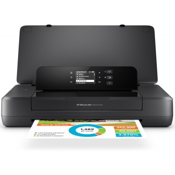 Мастиленоструен принтер HP OfficeJet 200 Mobile Printer, цветен, 20 стр/мин, 4800 x 1200 dpi, Wi-Fi, USB, A4 | JAR Computers HP OfficeJet 200 Mobile Printer CZ993A