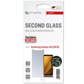 4smarts Second Glass Cover Samsung Galaxy A8 2018