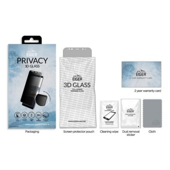Eiger Privacy Tempered Glass Samsung Galaxy Note 8