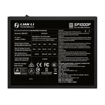 Lian Li SP1000P Black G9P.SP1000P.B000.EU