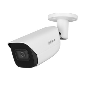 IP камера Dahua IPC-HFW5241E-SE-0280B, насочена "bullet" камера, 2MP (1920x1080@25fps), 2.8mm обектив, H.265/H.264/H.264H/H.264B/MJPEG, IR осветеност (до 50 метра), външна IP67, PoE, MicroSD слот до 512GB | JAR Computers Dahua IPC-HFW5241E-ASE-0280B-S3
