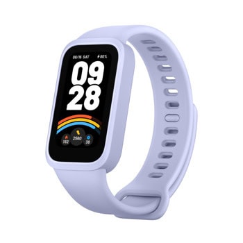 Смарт гривна Xiaomi Smart Band 9 Active, 1.47" (3.73cm) AMOLED дисплей, Bluetooth, следене на сърдечен ритъм, отчитане на SpO2, спортни режими, мониторинг на съня, 5ATM, до 18 дни време на работа, наблюдение на нивата на стрес, лилава | JAR Computers Xiaomi Smart Band 9 Active Purple BHR08L3GL