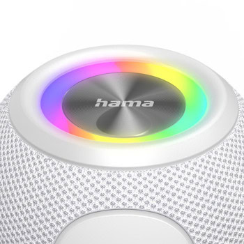 Hama Ball Shape Speaker White 188238