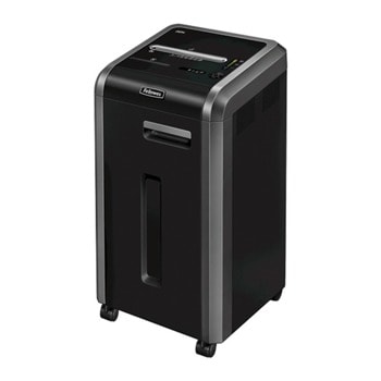 Шредер Fellowes Powershred 225Ci, до 24 листа А4, раздробява карти/хартия/телчета/кламери, защита против задръстване, защита на ръцете, кошче за отпадъци с обем 60 литра | JAR Computers Fellowes Powershred 225Ci 4623002