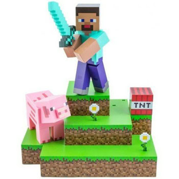 Paladone Minecraft Steve Diorama Light