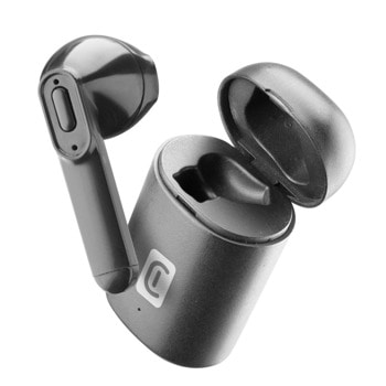 Слушалка Cellularline Power Capsule, безжична, микрофон, до 3 часа работа, универсална, черна | JAR Computers Cellularline Power Capsule BTPOWERCAPSULEK
