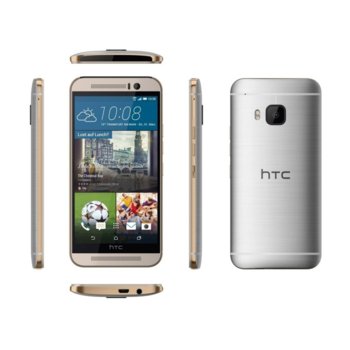 HTCOne M9+ Silver/Gold + Transcend 32GB micro SDHC