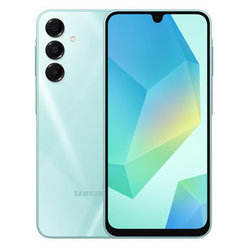 Смартфон Samsung Galaxy A16 5G (Light Green), поддържа 2 SIM карти, 6.7" (17.01cm) Super AMOLED 90Hz дисплей, осемядрен Mediatek Dimensity 6300 2.4 GHz, 8GB RAM, 256GB Flash памет (+microSD слот), 50 + 5 +2 & 13 Mpix камери, Android, One UI | JAR Computers Samsung Galaxy A16 5G 8/256GB Light Green SM-A166B