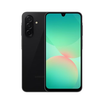 Смартфон Samsung Galaxy A26 5G (черен), поддържа 2 SIM карти, 6.7" (17.01 cm) FHD+ Super AMOLED 120Hz дисплей, осемядрен Exynos 1380 2.4 GHz, 6GB RAM, 128GB Flash памет (+microSD слот), 50 + 8 + 2 & 13 MPix камери, Android | JAR Computers Samsung Galaxy A26 5G 6/128 GB BK SM-A266BZKBEUE