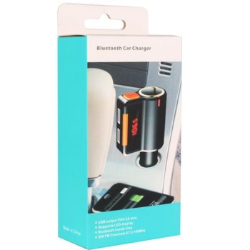 FM Трансмитер Earldom M10, Bluetooth, USB, 3.1A, черен | JAR Computers DF17274 FM Трансмитер, Earldom, M10