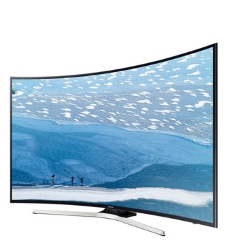 Телевизор Samsung UE65KU6172U с подарък клавиатура Logitech Wireless Touch K400 Plus, 65" (165.1 cm), UHD Curved Smart TV, T/C/S2, LAN, Wi-Fi, 3x HDMI 2x USB | JAR Computers Samsung UE65KU6172U + Logitech K400 Plus