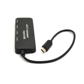 USB-C адаптер към USB 2.0 с 4 порта и 1хMicro USB