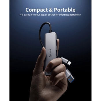 USB хъб Orico YSA7-U3-GY