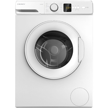 Перална машина Crown ALW 80T, клас D, 5 кг. капацитет, 800 оборота в минута, 15 програми, свободностояща, 60cm, бяла | JAR Computers Crown ALW 80T