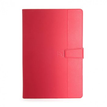 Калъф /тип бележник/ за таблет Tucano TAB-P10-R, до 10" (25.4cm), вътрешно гумирано покритие, червен | JAR Computers TUCANO TAB-P10-R 9/10inch red