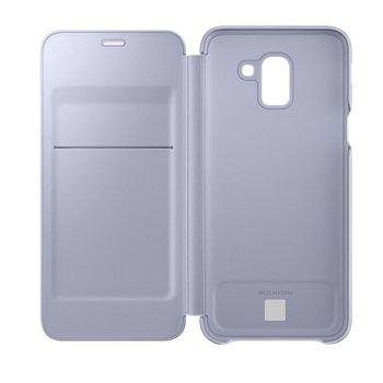 Samsung J6 Wallet Cover Violet