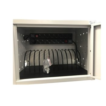 Универсален шкаф Estillo IP-1412, съхранение и зареждане на до 12 лаптопа/таблета, стомана, ключалка, за стена/свободностоящ image