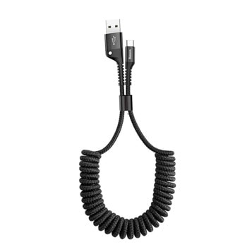 Кабел Baseus CATSR-01, от USB-A(м) към USB-C(м), 1 m, черен | JAR Computers Кабел Baseus CATSR-01