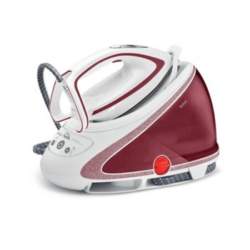 Парогенератор Tefal GV9571E0, 550г. парен удар, 1.9л. резервоар, вертикална пара, антикапкова система, 2600W, бял/червен | JAR Computers Tefal GV9571E0