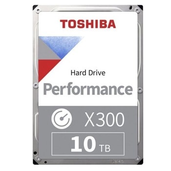 Твърд диск 10TB Toshiba X300, SATA 6Gb/s 7200 rpm, 256MB, 3.5" (8.89cm) | JAR Computers Toshiba X300 HDWR11AEZSTA