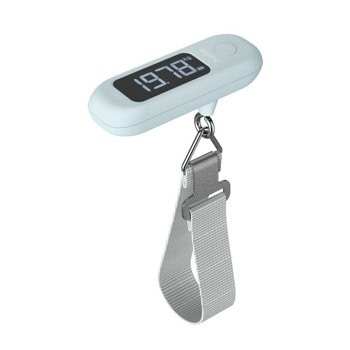 Везна за багаж HAMA 178134, капацитет 50 кг., LCD дисплей, автоматично изключване, индикатор за претоварване, бяла | JAR Computers HAMA 178134
