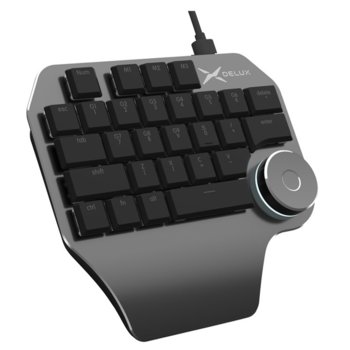 Дизайнерска клавиатура Delux Designer T11 сив цвят