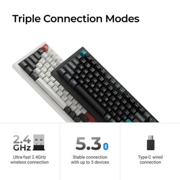 keychron q1 ultra 8k black silk pom switch banana | JAR Computers keychron q1 ultra 8k black silk pom switch banana