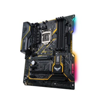 Дънна платка Asus TUF Z370-PLUS GAMING, Z370, LGA1151, DDR4, PCI-E (HDMI&DVI)(CFX), 6x SATA 6Gb/s, 2x M.2 socket, 2x USB 3.1Gen1, 2x USB 3.1Gen2, 1x USB Type C, RGB подсветка, ATX | JAR Computers Asus TUF Z370-PLUS GAMING