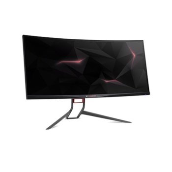 Монитор Acer Predator X34P (UM.CX0EE.P01) в комплект със слушалки Acer Predator Galea 300, 34" (86,36cm), IPS LED панел, WQHD, 4ms, 100 000 000:1, 300 cd/m2, DisplayPort, HDMI, USB | JAR Computers Acer Predator X34P + Predator Galea 300