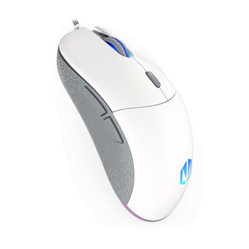 Мишка Endorfy GEM Plus Onyx, оптична 19000 dpi, USB, бяла, сензор PixArt PAW3370 | JAR Computers мишка endorfy gem plus onyx white ey6a011