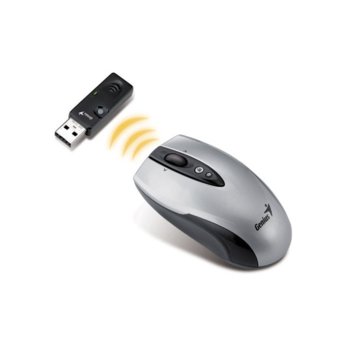 Мишка Genius Navigator 805 (сребристa), безжична, лазерна (1600dpi), USB | JAR Computers Genius Navigator 805 Silver 31030293100