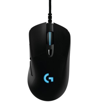 Мишка Logitech G403, оптична (12000 dpi), USB, черна, гeйминг, програмируема RGB подсветка, за дясна ръка | JAR Computers Logitech G403 Gaming Mouse 910-004824