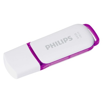 Памет 64GB USB Flash Drive, Philips FM64FD75B/00, USB 3.0, бяла | JAR Computers Памет 64GB USB Flash Drive Philips FM64FD75B/00