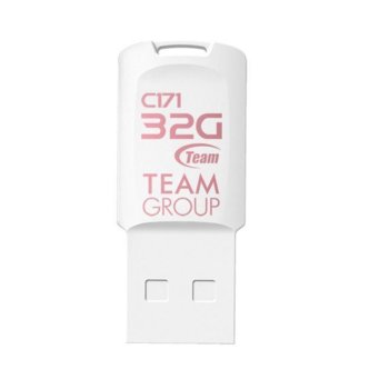 Памет 32GB USB Flash Drive, Team Group C171, USB 2.0, бяла | JAR Computers 32GB Team Group C171 TC17132GW01