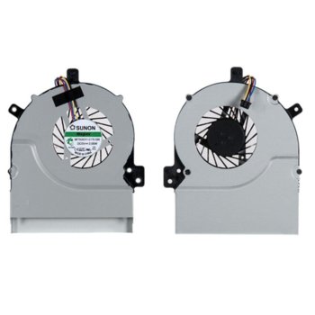 Вентилатор за лаптоп, съвместим с Asus K55V K55VD TYPE 2 | JAR Computers CPU Fan Asus K55V K55VD TYPE