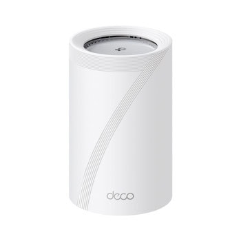 Мрежеста система TP-Link Deco BE65 Pro (1-pack), 11000Mbps, 2.4GHz (688 Mbps)/ 5GHz (4324Mbps)/ 6GHz (5764Mbps), Wireless BE, 2x 100/1000/2500/5000Mbps WAN/LAN, 1x 100/1000/2500Mbps WAN/LAN, 1x USB-A, 4 вътрешни антени | JAR Computers TP-Link Deco BE65 Pro(1-pack)