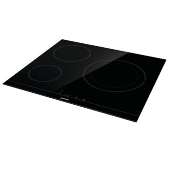 Стъклокерамичен плот Gorenje ECT631BSC, 3 нагревателни зони, 5400W, черен | JAR Computers Стъклокерамичен плот
