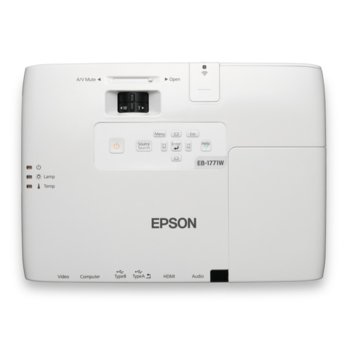 Epson EB-1771W, WXGA, 3 000 ANSI lumens, 2 000:1