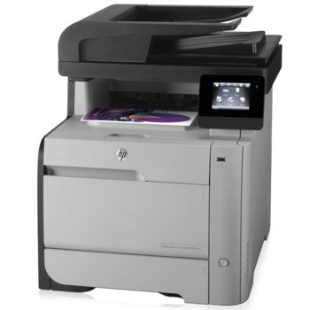 HP Color LaserJet Pro MFP M476dw, лазерен принтер/скенер/копир, 600x600 dpi, 20/17стр/мин, ADF, USB, Wi-Fi, 1г. | JAR Computers Color LaserJet Pro MFP M476dw (CF387A)
