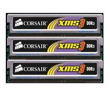 3x1GB DDR3 1333MHz Corsair TR3X3G1333C9
