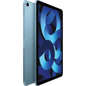 Таблет Apple iPad Air 5 Cellular (MM6U3HC/A)(син), 5G, 10.9" (27.69 cm)True Tone дисплей, осемядрен Apple M1 3.2 GHz, 8GB RAM, 64GB Flash памет, 12 & 12 Mpix камера, iPadOS image