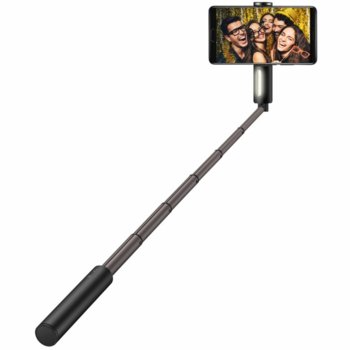 Селфи стик Huawei, with LED Light CF33 - разтегаема, LED светкавица, дистанционно управление, Bluetooth, черен | JAR Computers Huawei Selfie Stick with LED Light CF33 55030189