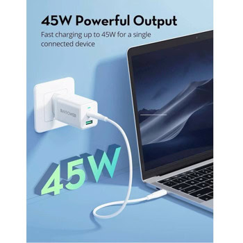 ravpower rp-pc171 gan fast 45w бял