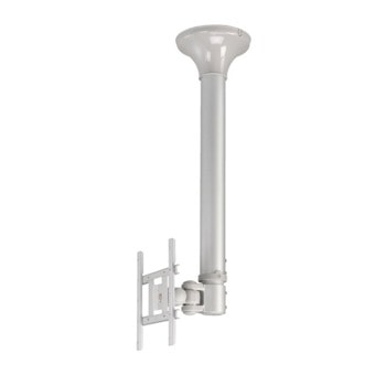 Стойка за телевизор NewStar FPMA-C200, за таван, за екрани от 10" до 40", VESA до 200x200 mm, макс. тегло до 20кг., регулируема, сребриста | JAR Computers NewStar FPMA-C200