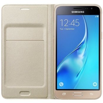 Samsung Galaxy J7 (2016), Flip Cover, Gold