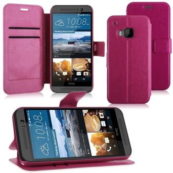 Wallet Flip Case for HTC One 3 M9 pink